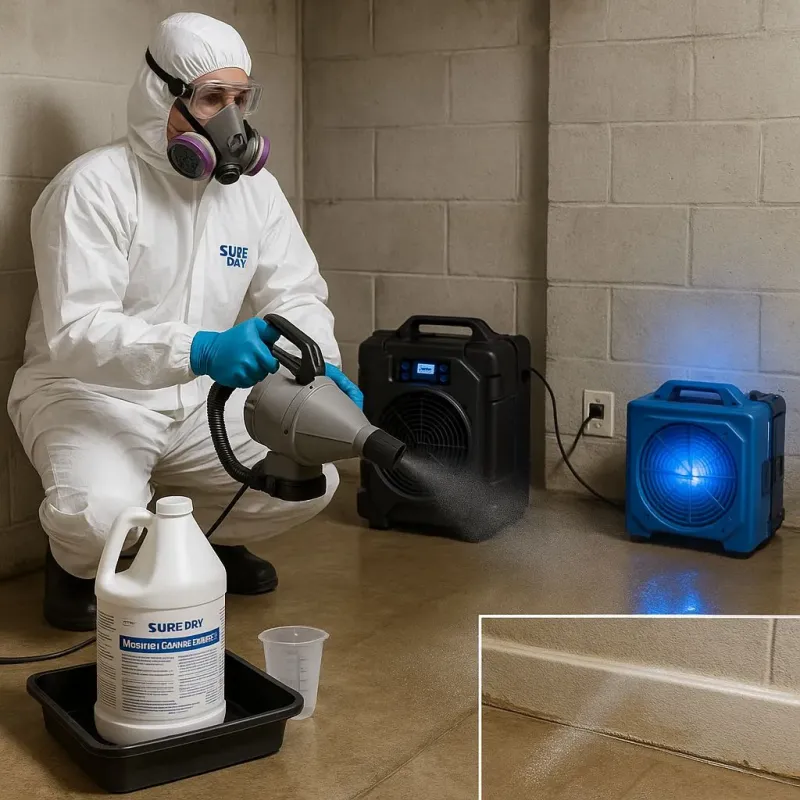 Sanitization and Odor Removal process in Emory, VA